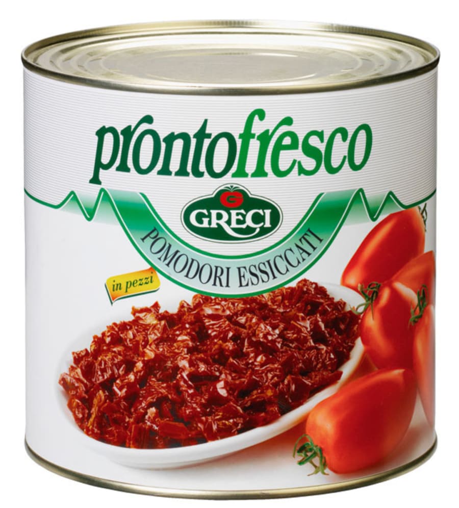 Tómatar sólþurrkaðir í strimlum 2,5 kg Greci