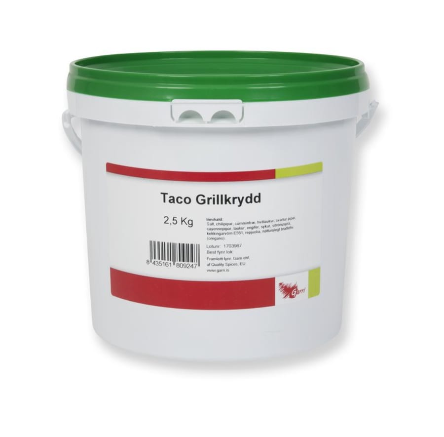 Taco krydd 2,5kg