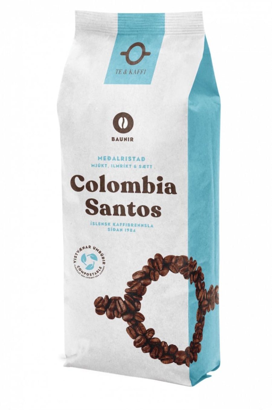 Te & Kaffi Colombia Santos baunir