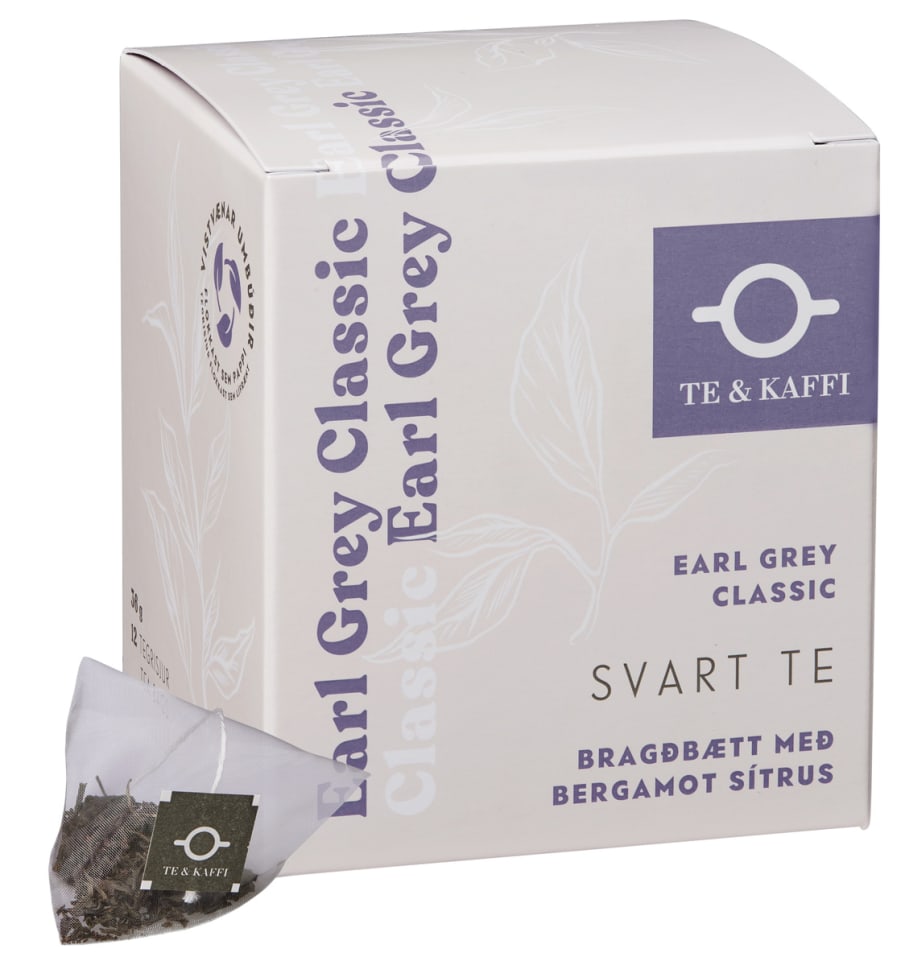 Te & Kaffi Earl Grey pýramídategrisjur