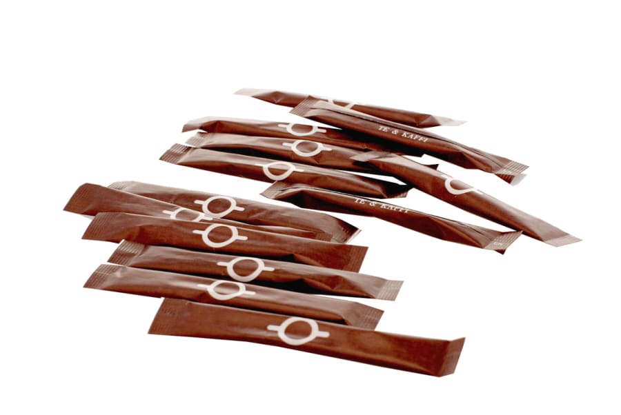 Te & Kaffi Sykurrör Brún 1000 stk