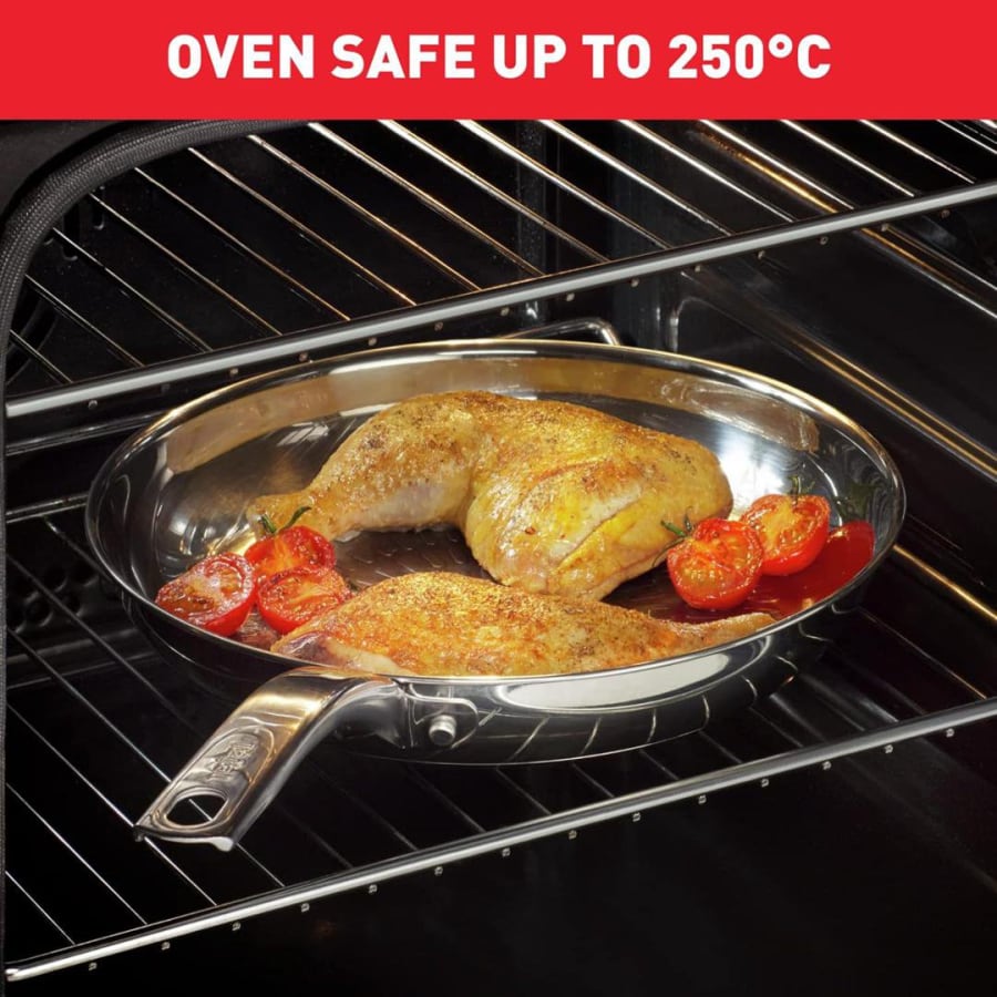 Tefal Panna 24cm Stál