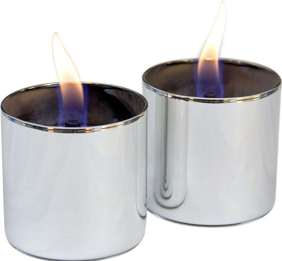 Tenderflame Lilly 8cm 0,15L Silver 2Pack
