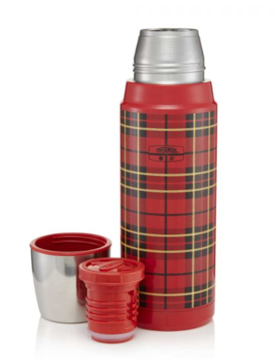 Thermos Tartan rauður 470ml