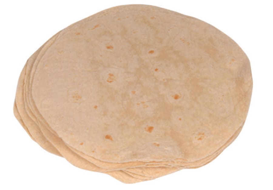Tortillur 12" 30cm hveiti 18stk