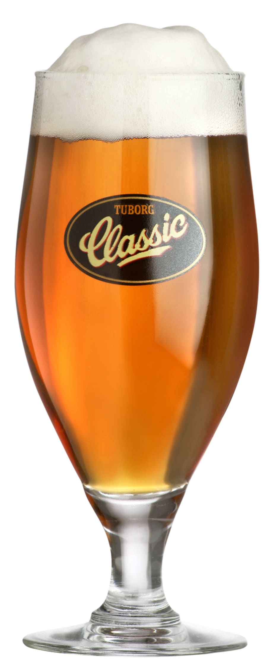 Tuborg Classic glerglös á fæti