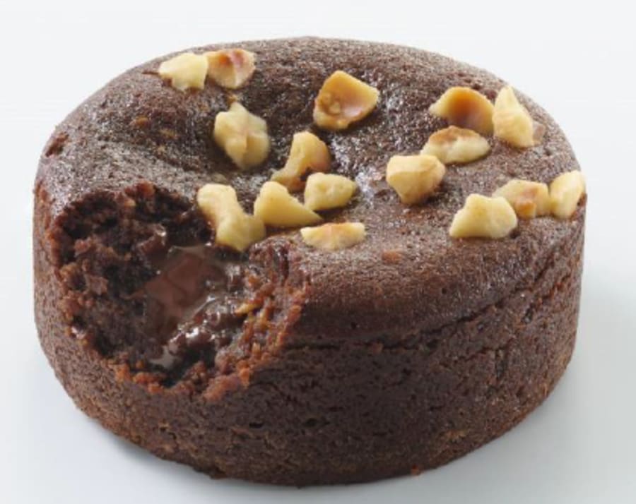 Vegan Súkkulaði heslihnetu Fondant 90g 20stk