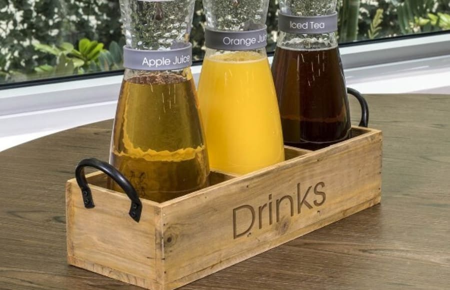 Viðarbakki rustic – 3 hólfa