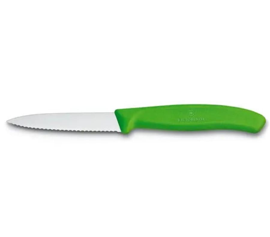 Victorinox Ávaxtahnífur tenntur 8cm grænn  2stk