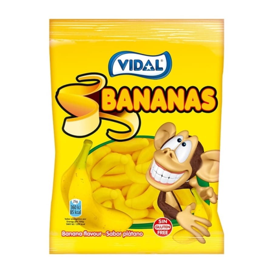 Vidal Bananas 90g