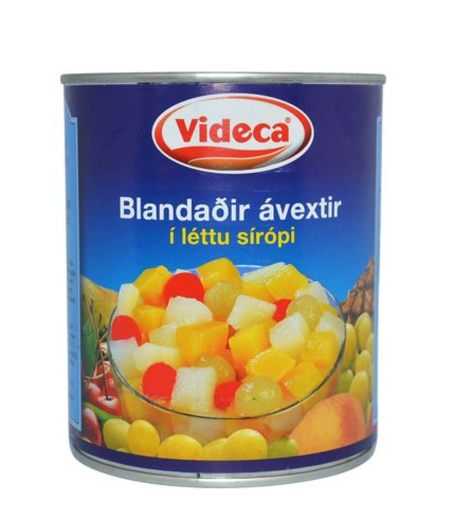 Videca Blandaðir ávextir létt síróp 2650ml (6stk/ks)