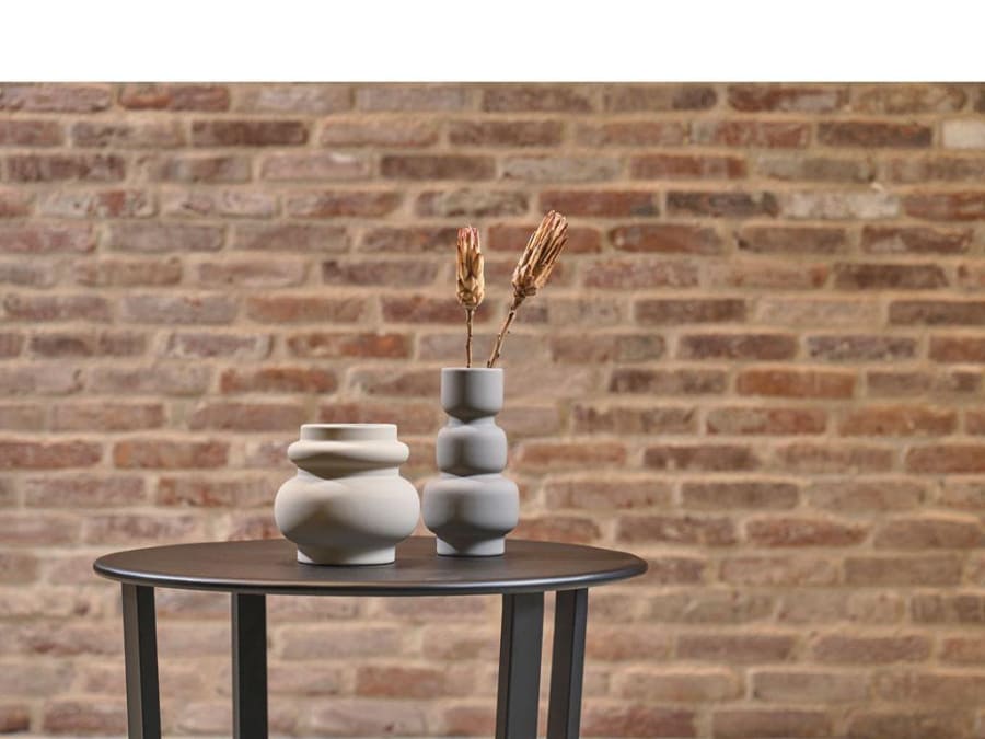 Villa Collection Blómavasi leir 16 x 15cm sand