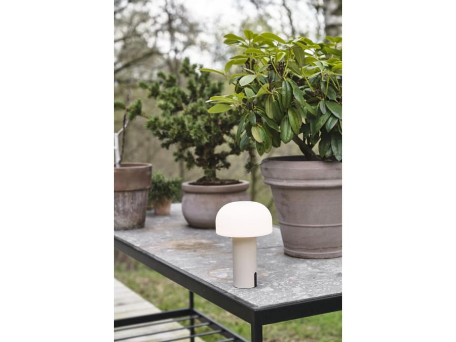 Villa Collection Borðlampi Styles 15x22,5cm Sand