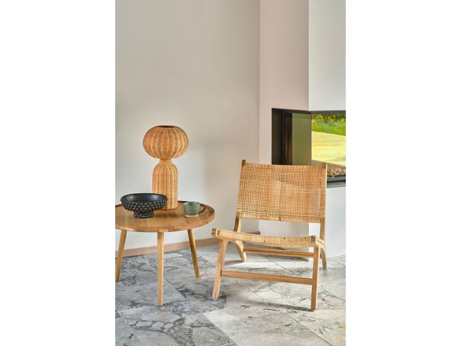 Villa Collection Borðlampi Vinka 53,5cm bast natur