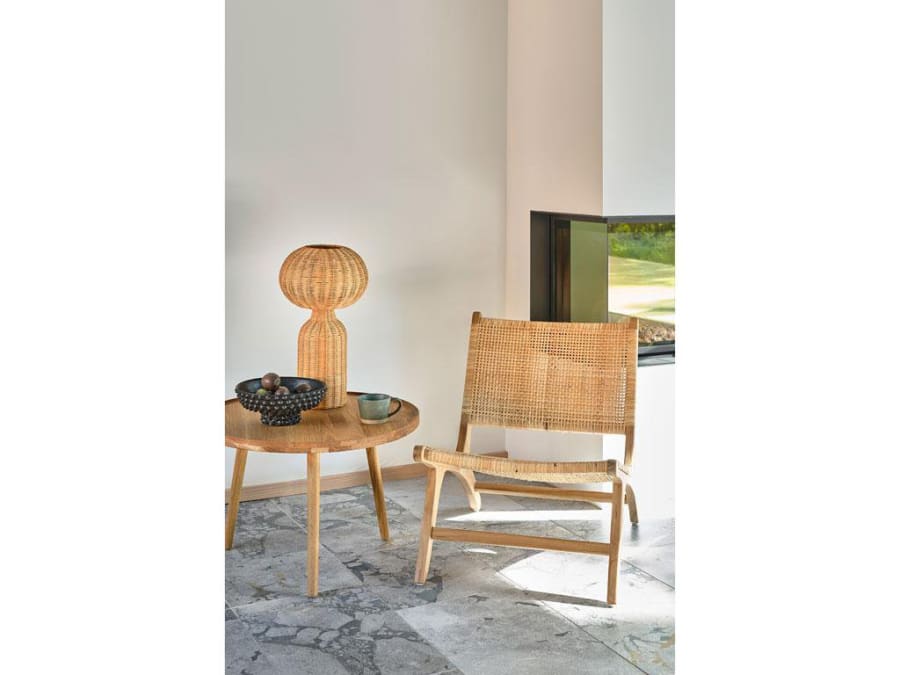 Villa Collection Borðlampi Vinka 53,5cm bast natur