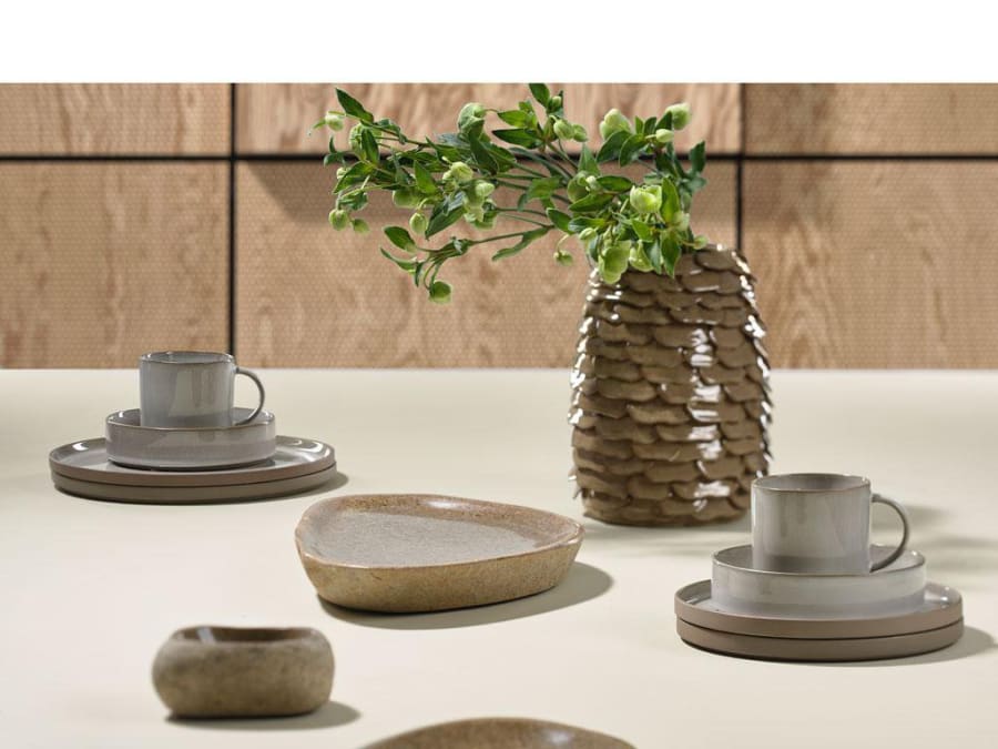 Villa Collection Skál/fat 20x4cm steinn natur