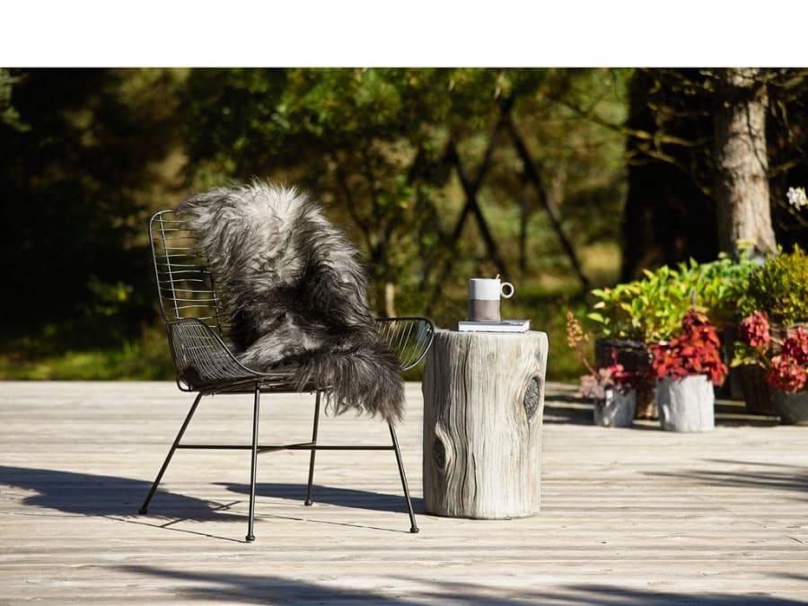 Villa Collection Stóll 67x63x77xm járn svartur