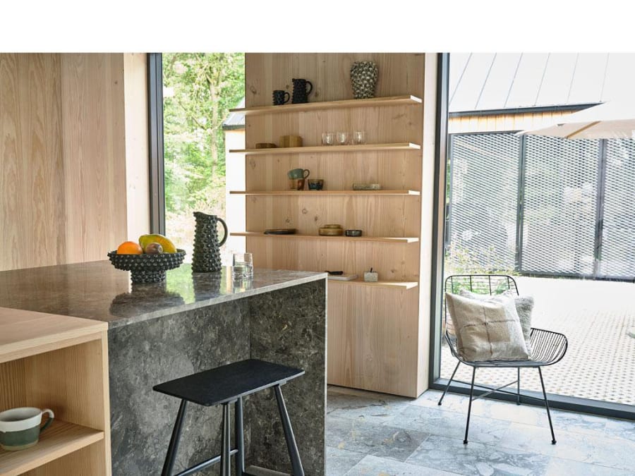 Villa Collection Stóll hár 46,5x28x64cm black