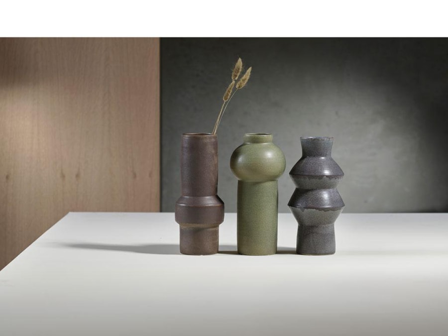 Villa Collection Vasi 14x30cm green