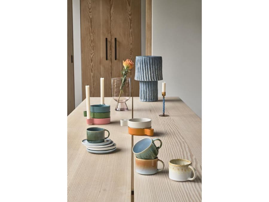 Villa Collection Vasi 15x24cm gler Drum lyserød