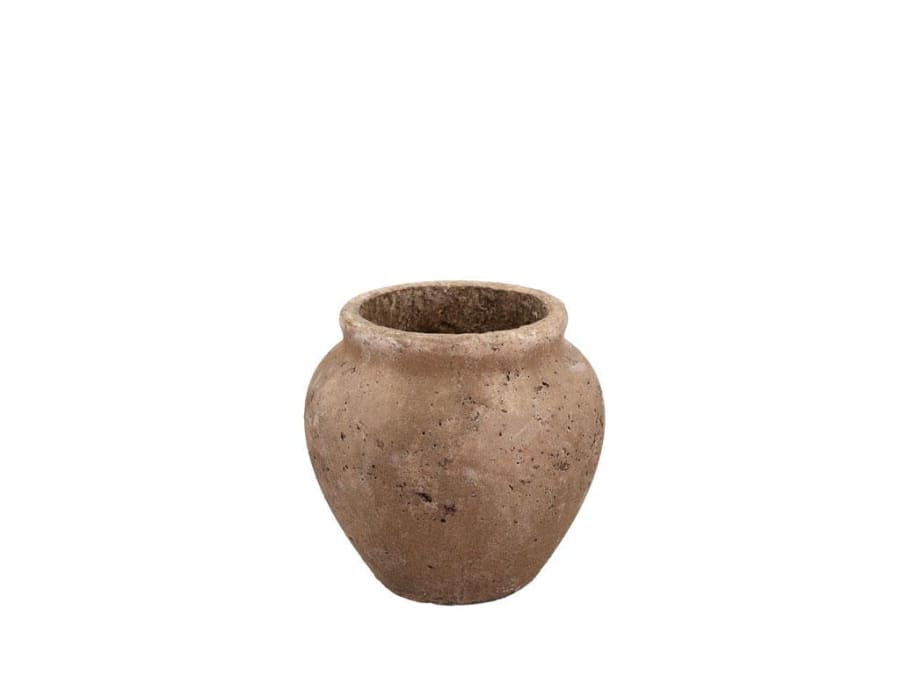 Villa Collection Vasi 19cm cement natur