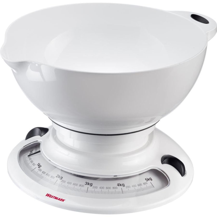 Westmark Eldhúsvog m/skál hvít 5kg