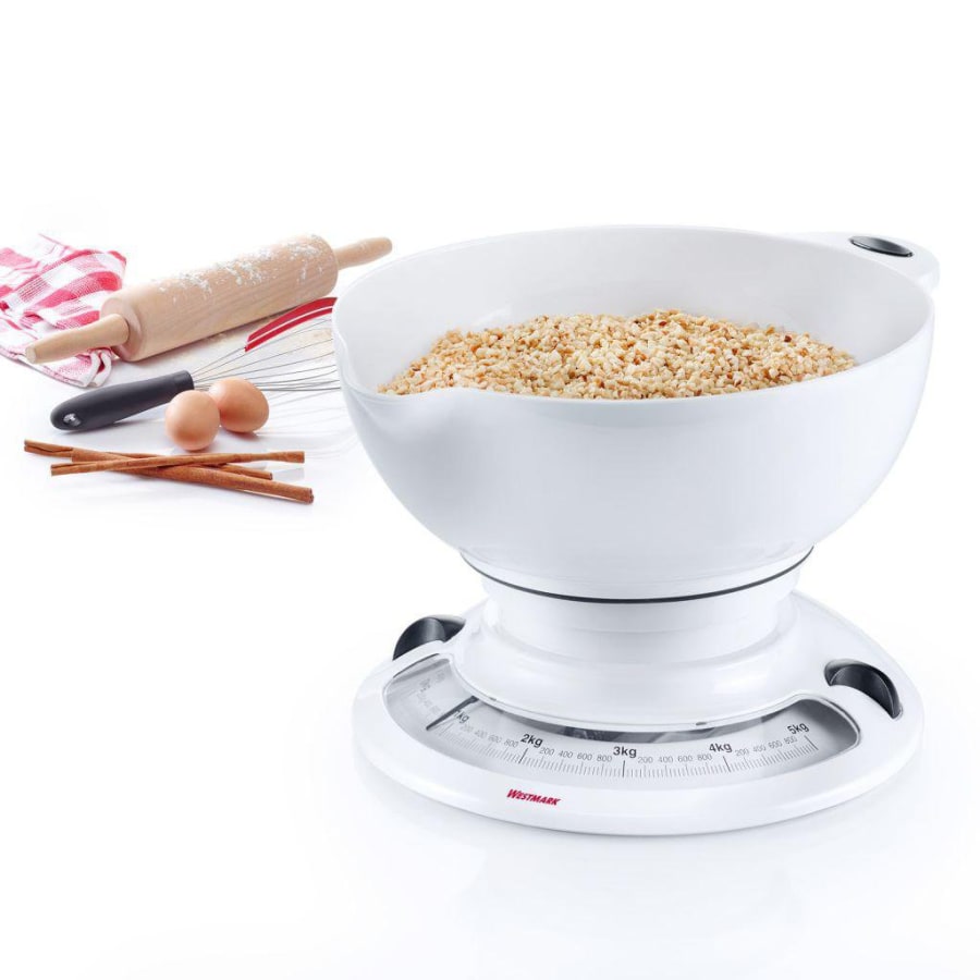 Westmark Eldhúsvog m/skál hvít 5kg