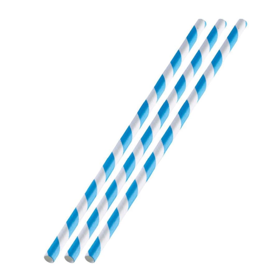 Westmark Papparör 50stk white/blue