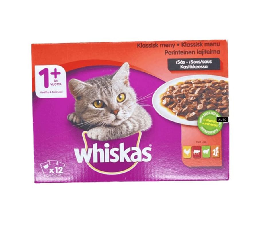 Whiskas 12x100gr kjötblanda