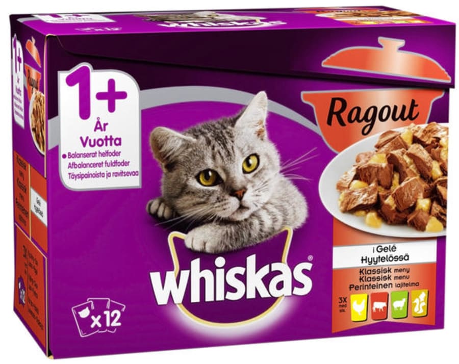 WHISKAS 1+ Delight Classic 12x85