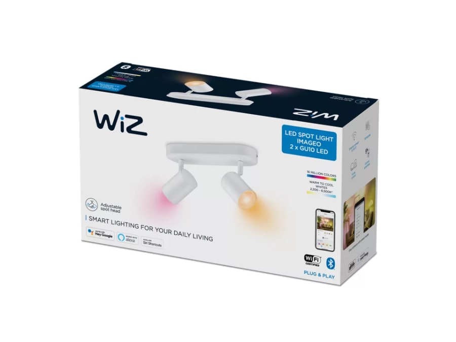 WIZ Imageo Kastari 2 x 5W RGB Hvítur