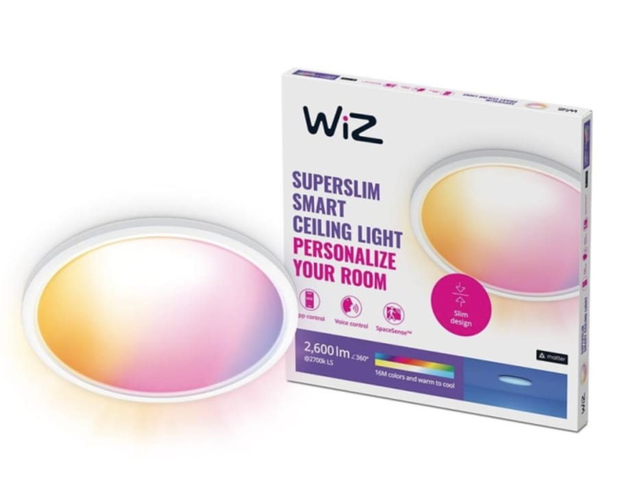 Wiz SuperSlim Ceiling 22W W RD 27-65K RBG