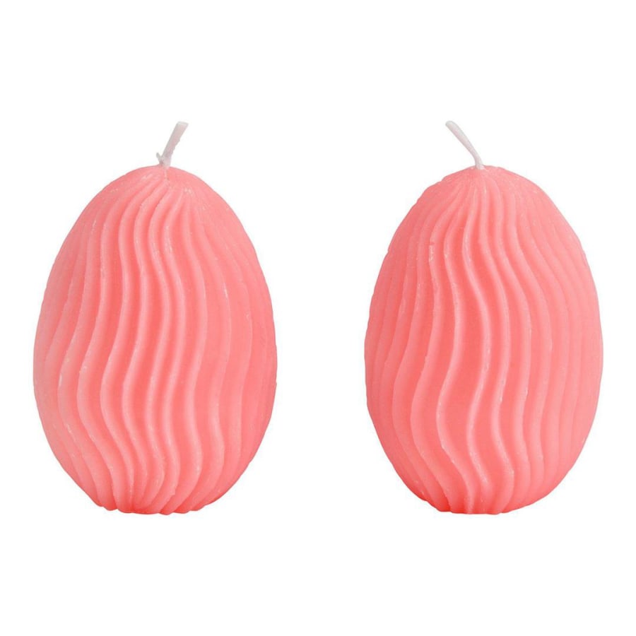 Wurm Kerti páskaegg 5x6x5cm 6stk í pakka bleikt