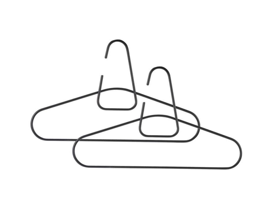 Zone A-collection herðatré 2stk  metal black