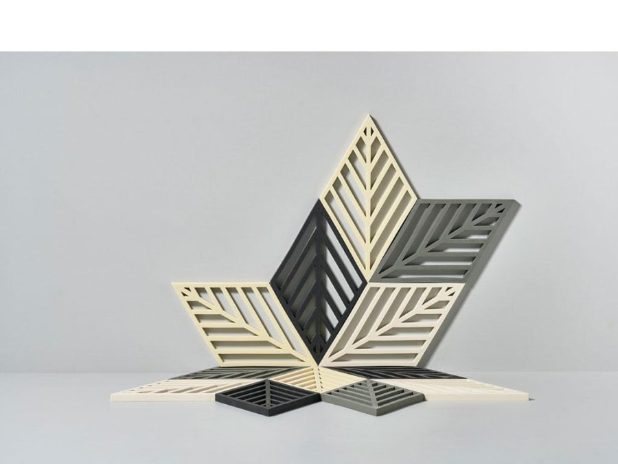 Zone Hitaplattar 2stk Rhombus Leaf pear