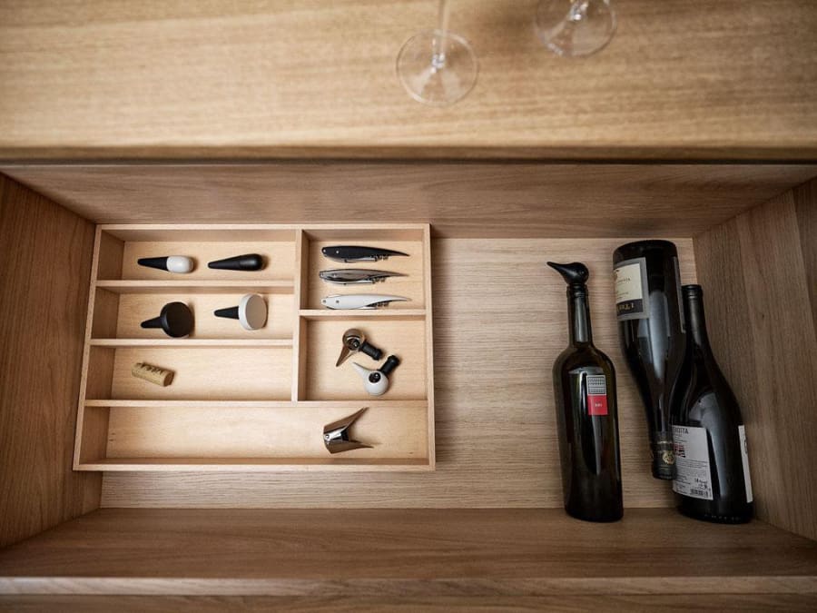 Zone Rocks þjóna vínflöskuopnari black