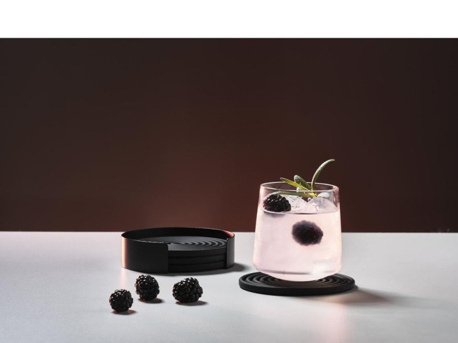 Zone Rocks glasamottur 4stk black