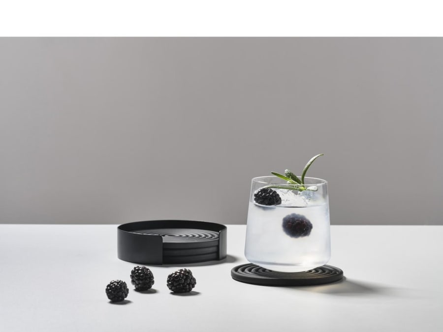 Zone Rocks glasamottur 4stk black