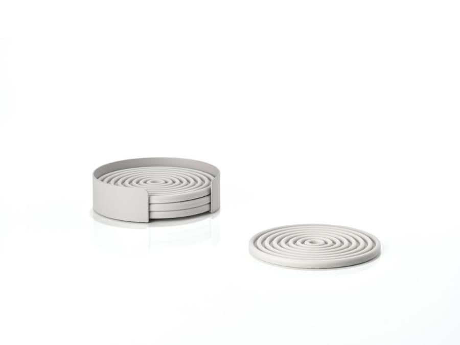 Zone Rocks glasamottur 4stk warm grey