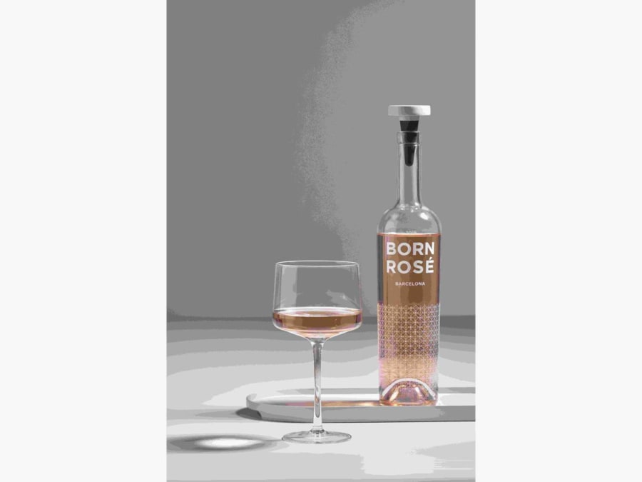 Zone Rocks vínflöskutappi 5x7cm warm grey