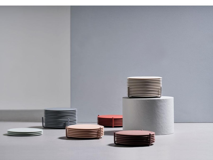 Zone Singles glasamottur 6stk í standi black