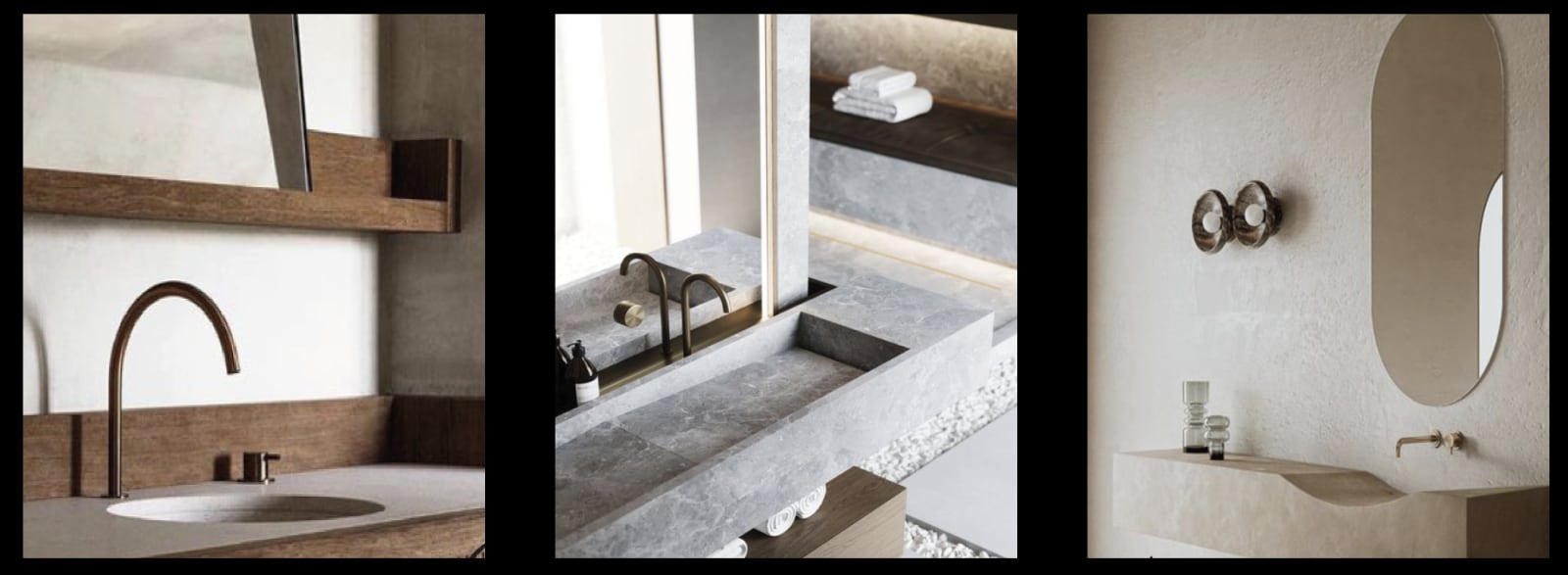 Natural stone bathrooms