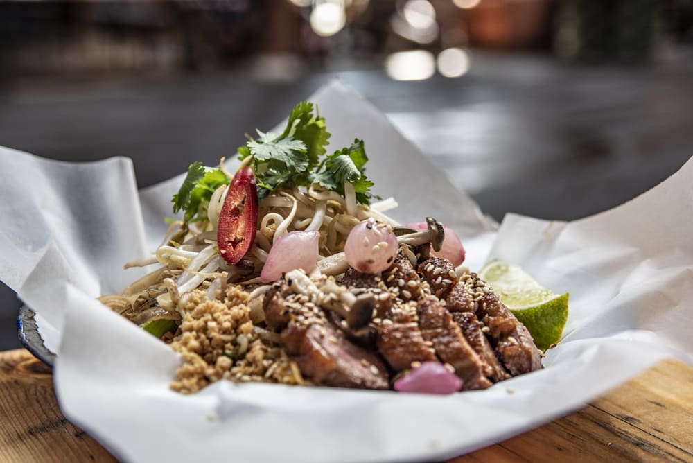 Thai duck noodles