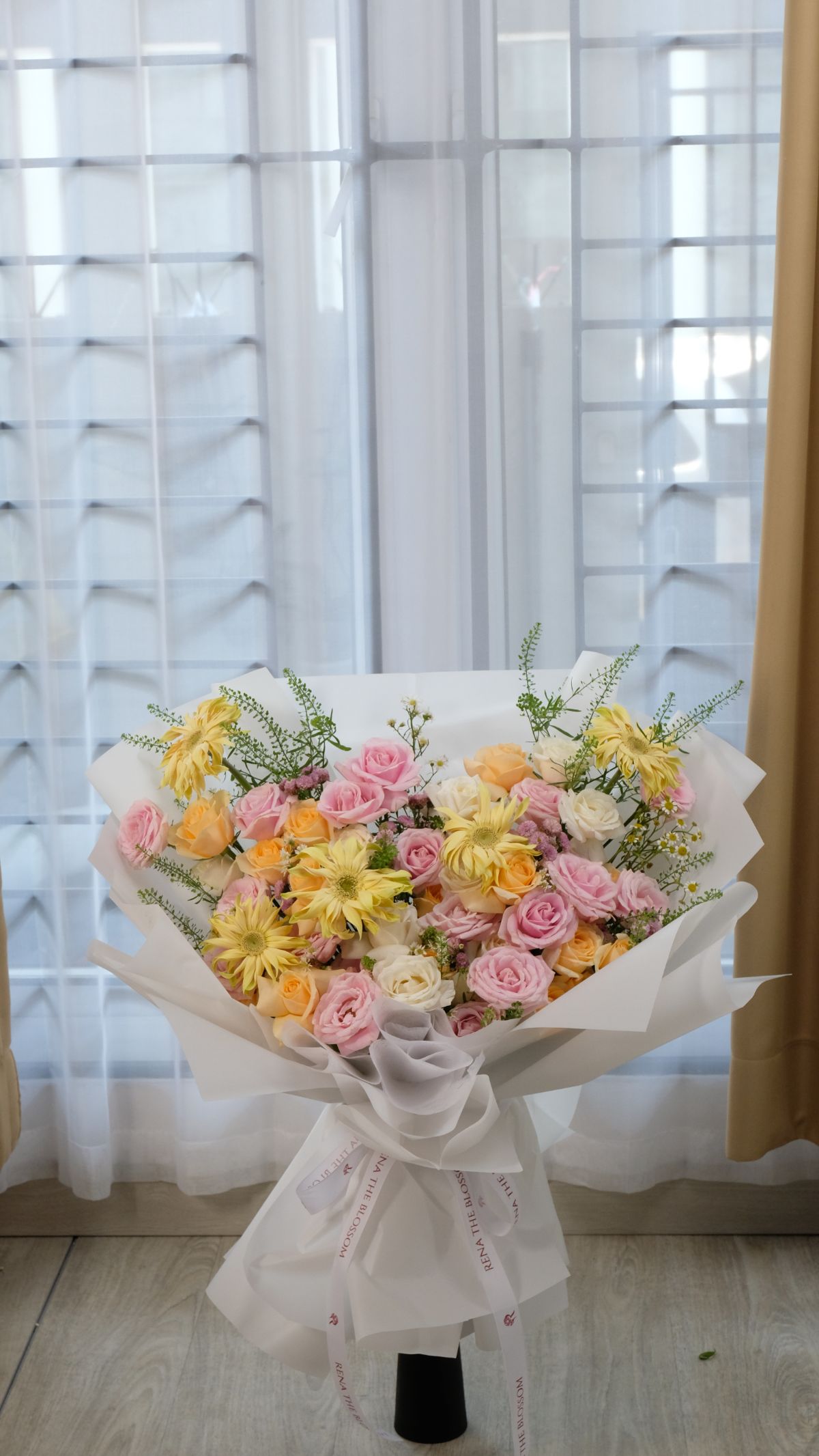 Sunlit Pastel Garden 2