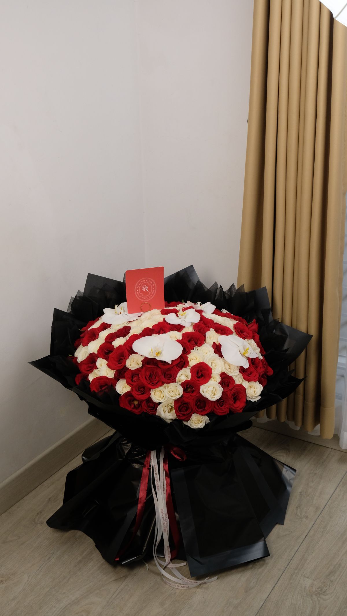 Blush Symphony In Red + White