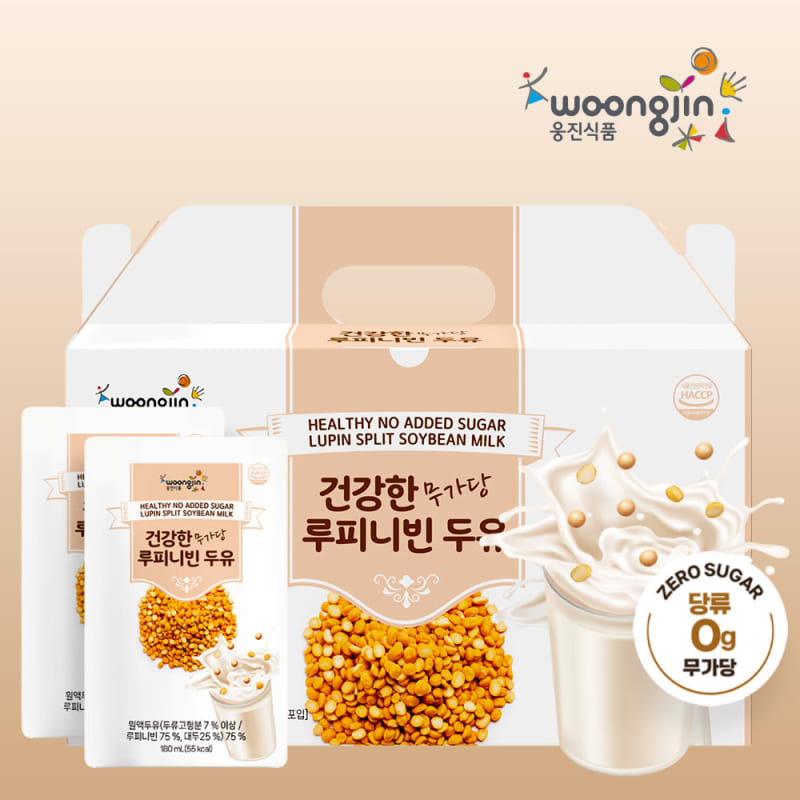 웅진건강한무가당루피니빈두유180ml(1개)