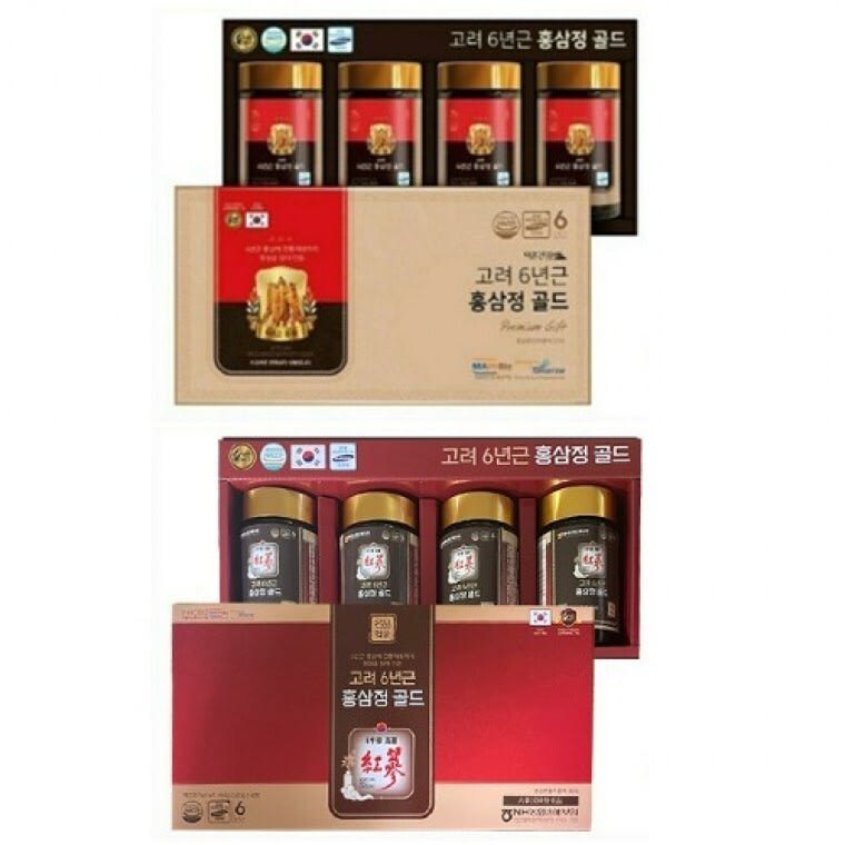 더존건강고려6년근홍삼정골드(4병) - 1