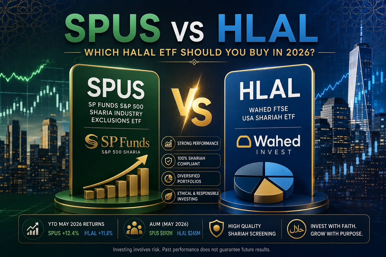SPUS vs HLAL: Which Halal ETF Should You Buy in 2026?