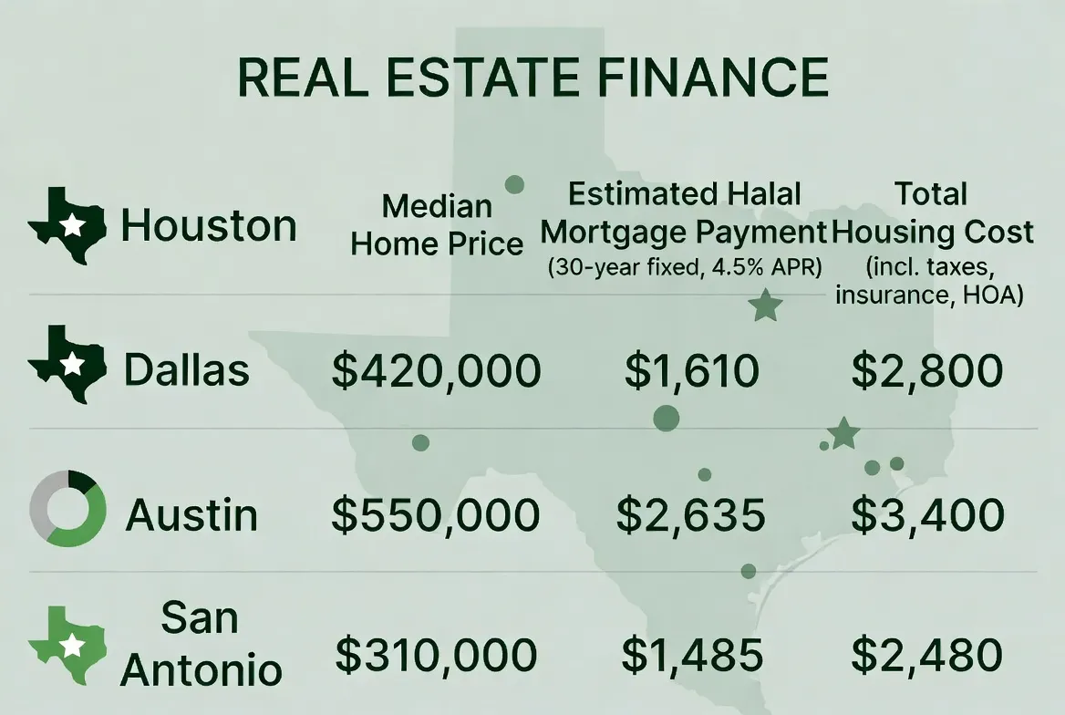halal-mortgage-costs-houston-dallas-austin-san-antonio-2026.webp
