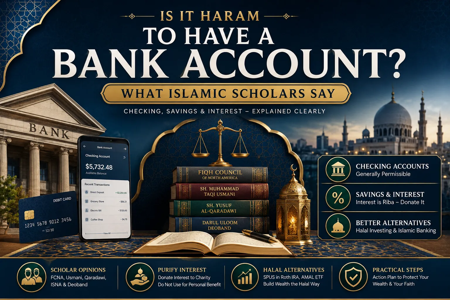 Is It Haram to Have a Bank Account? What Scholars Actually Say